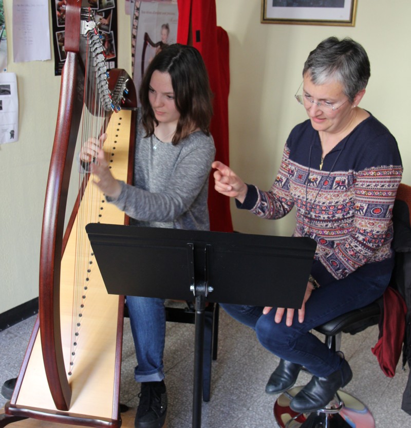 Cours de Harpe avec Laure Bertrand